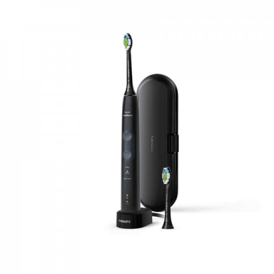 Philips | Sonicare ProtectiveClean 5100 Electric toothbrush | HX6850/47 | Rechargeable | For adults | Number of brush heads included 2 | Number of teeth brushing modes 3 | Sonic technology | Black