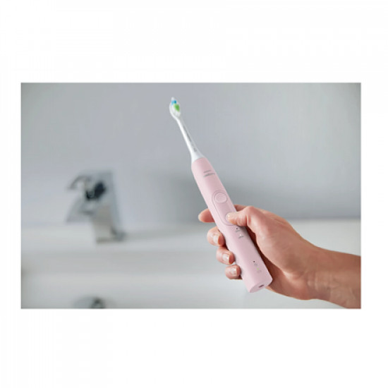 Electric Toothbrush | HX6836/24 | Rechargeable | For adults | Number of brush heads included 1 | Number of teeth brushing modes 2 | Pastel pink