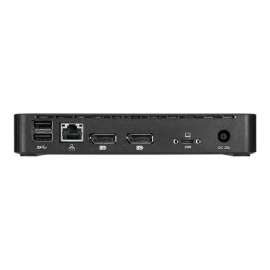 Universal Docking Station | DisplayLink USB-C with 65 W Power Delivery | Ethernet LAN (RJ-45) ports 1 | DisplayPorts quantity 2 | Ethernet LAN