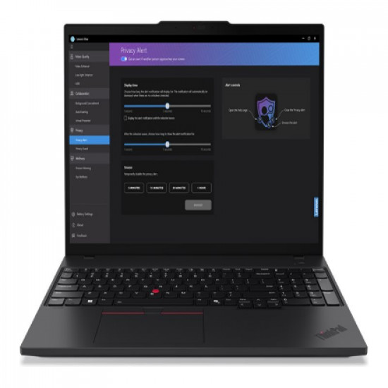 Lenovo ThinkPad T16 | Black | 16  | IPS | WUXGA | 1920 x 1200 pixels | Anti-glare | Intel Core U7 | 155U | 32 GB | SO-DIMM DDR5 | Solid-state drive capacity 1000 GB | Intel Graphics | Windows 11 Pro | 802.11ax | Bluetooth version 5.3 | LTE Upgradable | Keyboard language English | Keyboard backlit | Warranty 36 month(s) | Battery warranty 12 month(s)