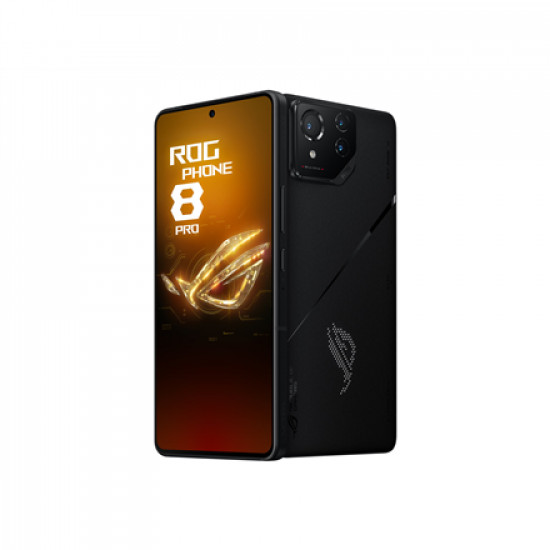 Asus | ROG Phone 8 | Phantom Black | 6.78  | AMOLED | 1080 x 2400 pixels | Qualcomm | Snapdragon 8 Gen 3 | Internal RAM 16 GB | 512 GB | Dual SIM | Nano-SIM | 3G | 4G | Main camera resolution 50 MP | Secondary camera resolution 32 MP | Android | 14