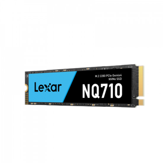 Lexar NVMe SSD | NQ710 | 1000 GB | SSD form factor M.2 2280 | Solid-state drive interface PCIe Gen4x4 | Read speed 5000 MB/s | Write speed 3300 MB/s