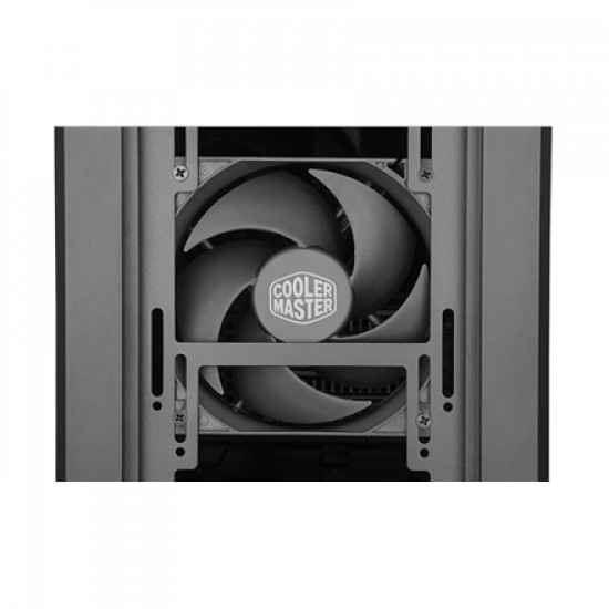 Cooler Master Silencio S400 with Steel side panel Black Mini ITX, Micro ATX Power supply included No