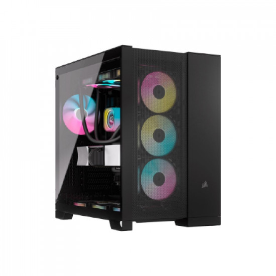 Corsair 66500D AIRFLOW Mid-Tower Dual Chamber PC Case, Black