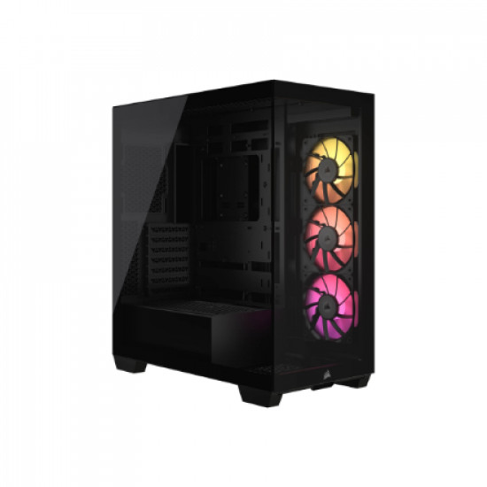 Corsair iCUE LINK 3500X RGB Mid-Tower PC Case, Black