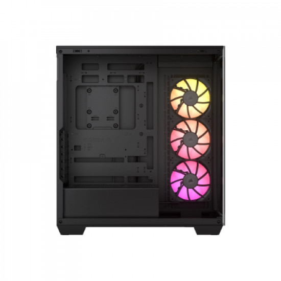 Corsair iCUE LINK 3500X RGB Mid-Tower PC Case, Black