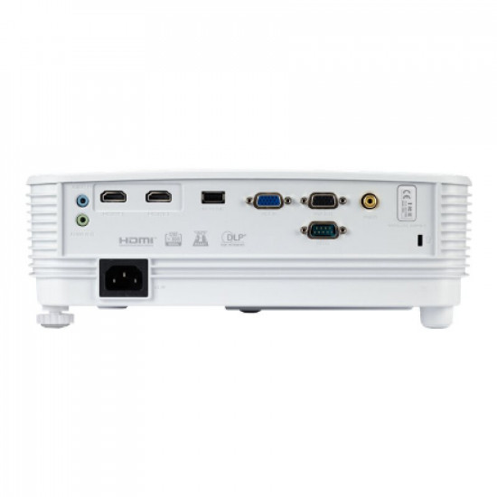 Acer P1357Wi DLP Projector, 1920 x 1200, 4800lm, 20000:1, White