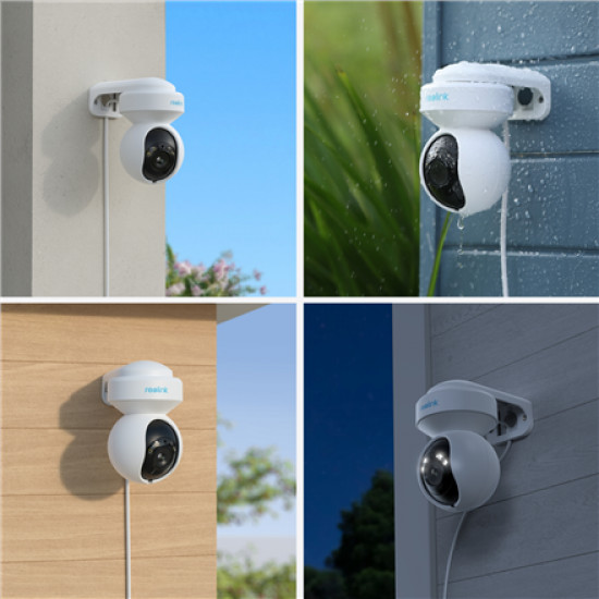 Reolink | Smart WiFi Camera with Motion Spotlights | E Series E540 | PTZ | 5 MP | 2.8-8/F1.6 | IP65 | H.264 | Micro SD, Max. 256 GB