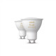 Philips Hue Smart Spotlight, 2 pcs pack | GU10 | 4.2 W | Warm to cool white light