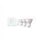 Philips Hue WCA Starter Kit 3pcs, Bridge, Switch | GU10 | 4.2 W | White and colour light