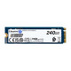 Kingston SSD | DC2000B | 240 GB | SSD form factor M.2 2280 | Solid-state drive interface PCIe NVMe Gen 4.0 (x4) | Read speed 4500 MB/s | Write speed 400 MB/s