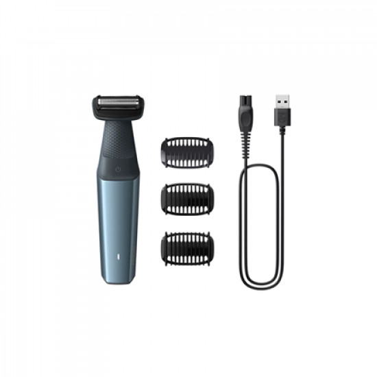 Philips | Hair clipper for body | BG3027/05 | Cordless | Wet & Dry | Number of length steps 3 | Blue/Black