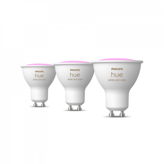 Philips Hue Smart Spotlight, 3pcs pack | GU10 | 4.2 W | White and colour light