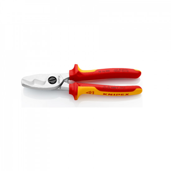 Knipex | Cable Shears with twin cutting edge | 95 16 200