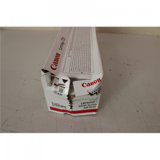 SALE OUT. Canon CRG-725, DAMAGED PACKAGING | Canon 725 | Toner Cartridge | Black | DAMAGED PACKAGING