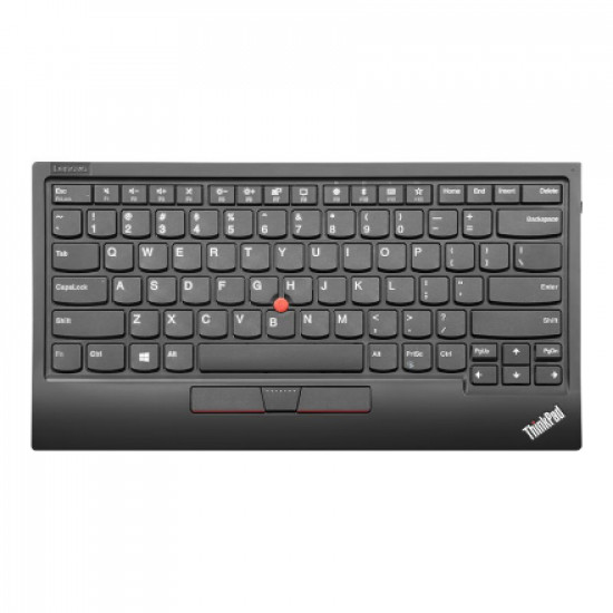 Lenovo ThinkPad TrackPoint Keyboard II | 4Y40X49493 | Keyboard | 2.4 GHz, Bluetooth | EN | Pure Black | Scissor switch | Wireless connection