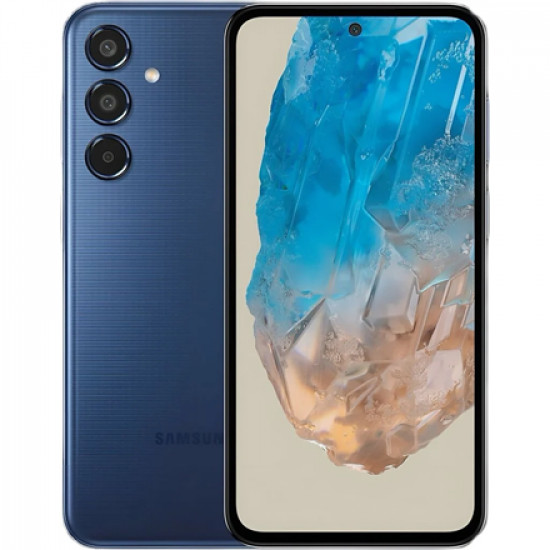 Samsung Galaxy | M35 (M356) | Dark Blue | 6.6  | Super AMOLED | 1080 x 2340 pixels | Exynos | Internal RAM 6 GB | 128 GB | Dual SIM | 5G | Main camera resolution 50+8+5 MP | Secondary camera resolution 13 MP | Android | 14 | 6000 mAh