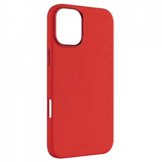 Fixed MagFlow | Back cover | Apple | iPhone 16 Plus | Liquid silicon | Red