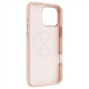 Fixed MagFlow | Back cover | Apple | iPhone 16 Pro Max | Liquid silicon | Pink