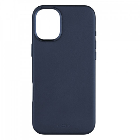 Fixed MagLeather | Back cover | Apple | iPhone 16 Plus | Leather | Blue