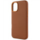 Fixed MagLeather | Back cover | Apple | iPhone 16 Plus | Leather | Brown