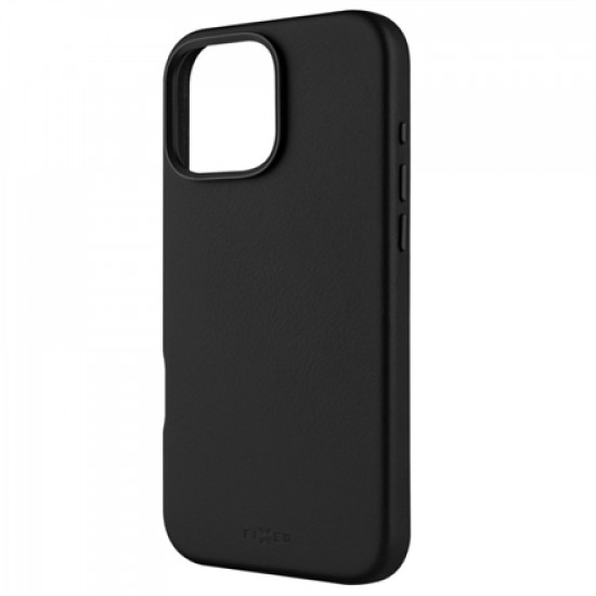 Fixed MagLeather | Back cover | Apple | iPhone 16 Pro Max | Leather | Black