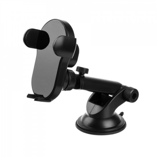 Fixed Automatic car phone holder | Matic XL | Holder | For phones with a width of 6-8 cm | Black