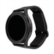 FIXED Silicone Sporty Strap Set with Quick Release 20mm for smartwatch, black