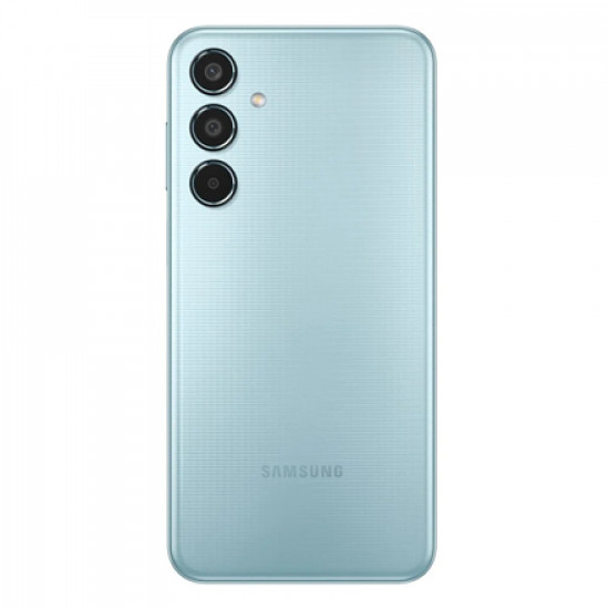 Samsung Galaxy | M35 (M356) | Light Blue | 6.6  | Super AMOLED | 1080 x 2340 pixels | Exynos | Internal RAM 6 GB | 128 GB | Dual SIM | 5G | Main camera resolution 50+8+5 MP | Secondary camera resolution 13 MP | Android | 14 | 6000 mAh