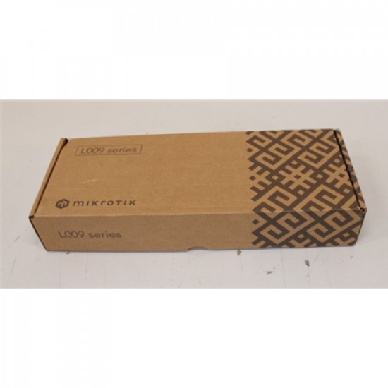 SALE OUT. MikroTik Router L009UiGS-RM, DAMAGED PACKAGING, UNPACKED, USED | Router | L009UiGS-RM | No Wi-Fi | 10/100/1000 Mbit/s | Ethernet LAN (RJ-45) ports 8 | Mesh Support No | MU-MiMO No | No mobile broadband | 1x USB 3.0 type A | 12 month(s) | DAMAGED