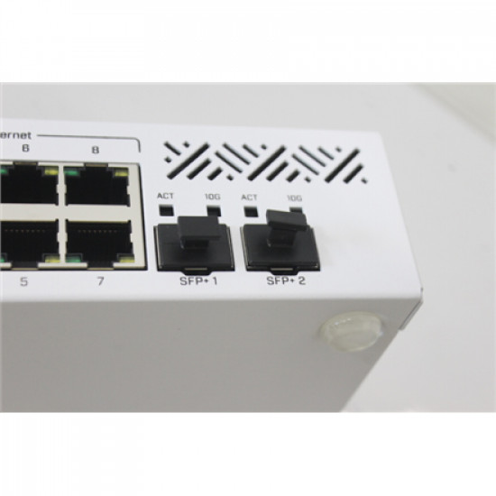 SALE OUT. MikroTik Cloud Router Switch CRS310-8G+2S+IN, UNPACKED , USED, BENT PLUG | Cloud Router Switch | CRS310-8G+2S+IN | 24 month(s) | UNPACKED , USED, BENT PLUG