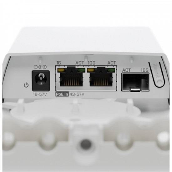 MikroTik IP55 Fiber to Copper Converter | FTC11XG | No Wi-Fi | Mesh Support No | MU-MiMO No | No mobile broadband