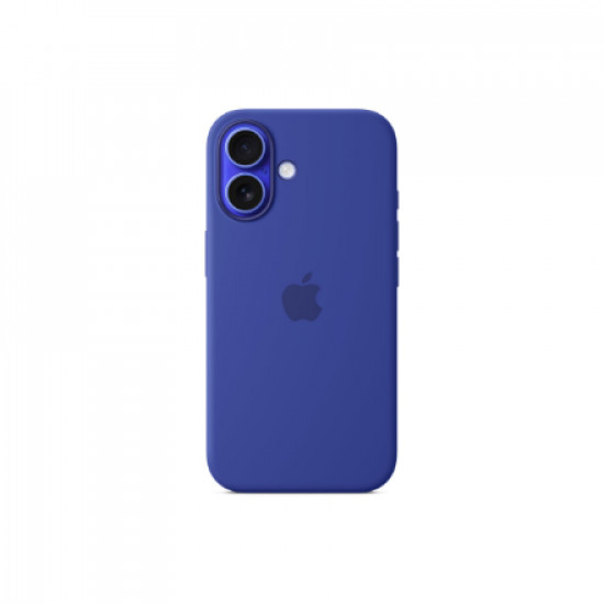 Apple iPhone 16 Silicone Case with MagSafe - Ultramarine | Apple