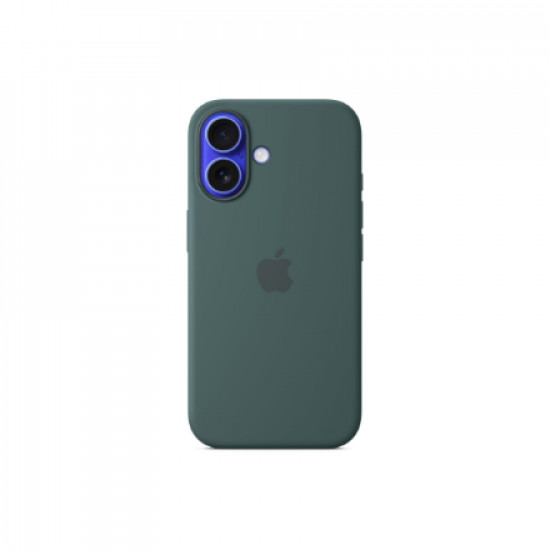 Apple iPhone 16 Silicone Case with MagSafe - Lake Green | Apple