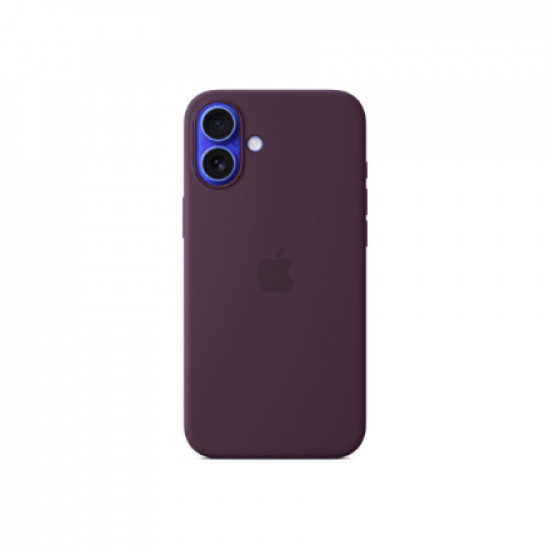 Apple iPhone 16 Plus Silicone Case with MagSafe - Plum | Apple