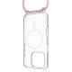 Fixed | MagPure Neck | Back Cover with Lanyard | Apple | iPhone 16 Pro Max | TPU | Clear, Pink