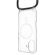 Fixed | MagPure Neck | Back Cover with Lanyard | Apple | iPhone 16 | TPU | Clear, Black