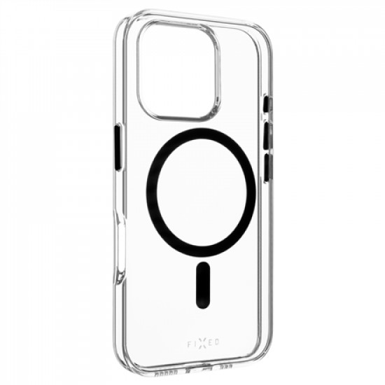 Fixed | MagPurity | Back Cover | Apple | iPhone 16 Pro Max | TPU | Clear, Black