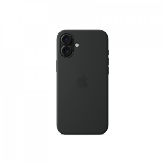 Apple iPhone 16 Plus Silicone Case with MagSafe - Black | Apple