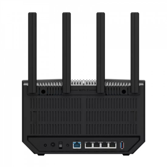 Asus Tri-band WiFi 7 Router | RT-BE92U BE9700 | 802.11be | 5764 Mbit/s | 2500 Mbit/s | Ethernet LAN (RJ-45) ports 5 | Mesh Support Yes | MU-MiMO Yes | 4G/5G | Antenna type External antenna | 1