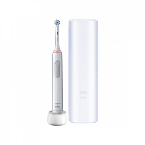 Oral-B | Electric Toothbrush | Pro3 3500 Sensitive Clean | Rechargeable | For adults | Number of brush heads included 1 | Number of teeth brushing modes 3 | White