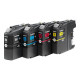 Brother Ink Cartridge | LC121VALBP | Multipack | Black, Cyan, Magenta, Yellow