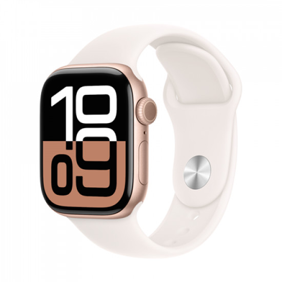 Apple Watch Series 10 | Smart watch | GPS (satellite) | Always-On Retina | Waterproof | Rose Gold