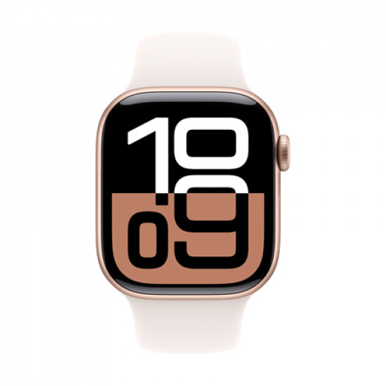 Apple Watch Series 10 | Smart watch | GPS (satellite) | Always-On Retina | Waterproof | Rose Gold