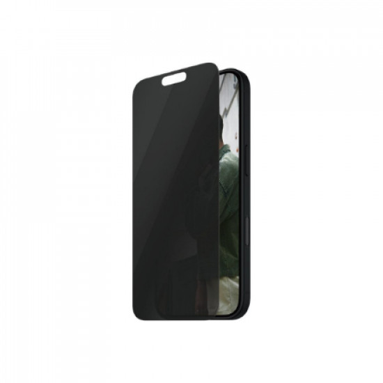 PanzerGlass Screen protector | Apple | iPhone 16 | Glass | Black | Ultra-Wide Fit