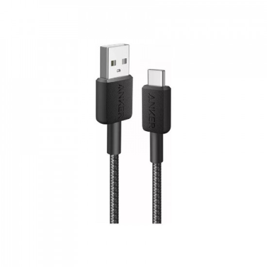 Anker 322 Nylon Cable, Black | A81H6G11 | USB-A to USB-C