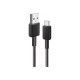 Anker 322 Nylon Cable, Black | A81H6G11 | USB-A to USB-C