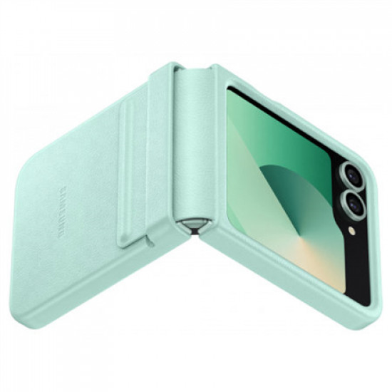 Samsung | Case | Samsung | Galaxy Z Flip 6 | Leather | Green