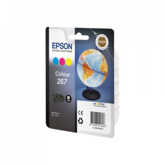 Epson 267 Tri-colour Ink Cartridge | Ink | Cyan, Magenta, Yellow