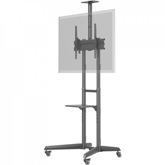 Goobay Floor stand | 59508 TV Presentation Stand Pro (Size L) | Adjustable Height, Tilt | 37-70 